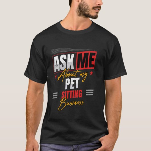 Dierenoppassingsbedrijf T-shirt (Voorkant)