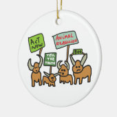 Dierenopstand Keramisch Ornament (Links)