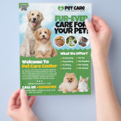 Dierenopvang / Hotel Shop Flyer (Hand)