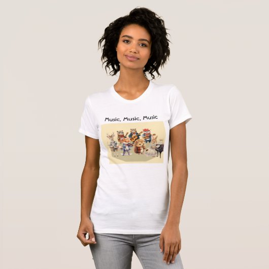 Dierenorkest T-shirt (Voorkant volledig)