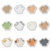 dierenpaar sticker (Voorkant)