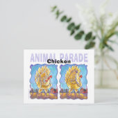 Dierenparade Chicken Briefkaart (Staand voorkant)
