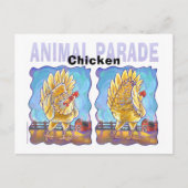 Dierenparade Chicken Briefkaart (Voorkant)