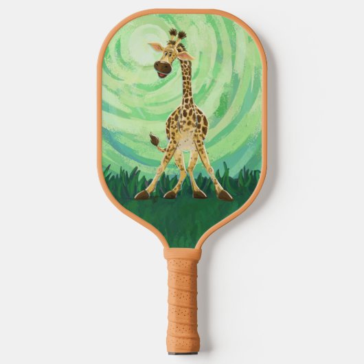Dierenparade Giraffe Pickleball Paddle (Voorkant)