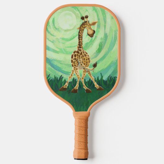 Dierenparade Giraffe Pickleball Paddle (Achterkant)