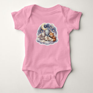 Dierenparade in dromenland romper