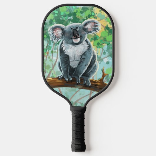 Dierenparade Koala Beer Pickleball Paddle (Voorkant)