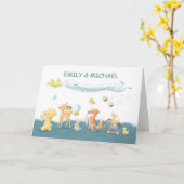 Dierenparade voor kleine man van de groep Personal Kaart (Gele Bloem)