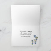 Dierenpark 1e Verjaardag Kaart (Binnen)