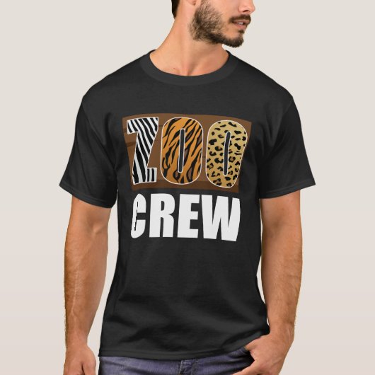Dierenpark Crew Dierenverzorger T-shirt (Voorkant)