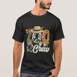 Dierenpark Crew Safari Dieren Wilde Dieren Wild Te T-shirt