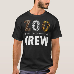 Dierenpark Crew Safari Dierkundige Dieren T-shirt