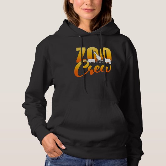 Dierenpark Dierentuin Menagerie Hoodie (Voorkant)
