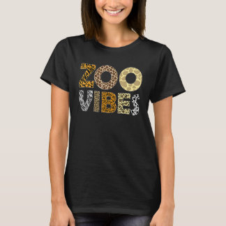 Dierenpark Vibes Luipaard Dierprint Safari Wilde D T-shirt