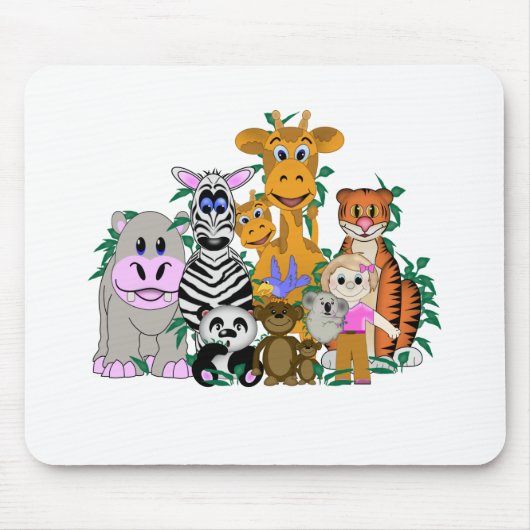 Dierenparkmeisje Muismat (Voorkant)