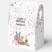 Dierenpartij - Dieren op de geboorte Bedankdoosjes (Geopend)