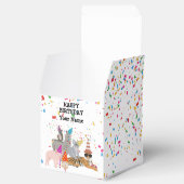 Dierenpartij - Dieren op de geboorte Bedankdoosjes (Geopend)