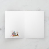 Dierenpartij - Dieren op de geboorte Kaart (Binnen)