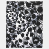Dierenpatroon Fleece Deken (Voorkant)