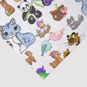 Dierenpatroon Tissuepapier (Detail)