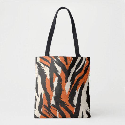 dierenpatroon tote bag (Voorkant)
