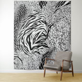 Dierenpatroon Wandkleed (In situ)