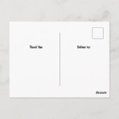 Dierenpeuterschool foto Afstuderen Dank u Briefkaart (Achterkant)