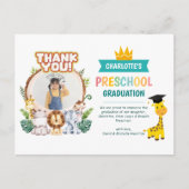 Dierenpeuterschool foto Afstuderen Dank u Briefkaart (Voorkant)