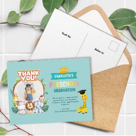 Dierenpeuterschool foto Afstuderen Dank u Briefkaart