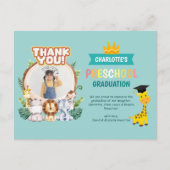 Dierenpeuterschool foto Afstuderen Dank u Briefkaart (Voorkant)