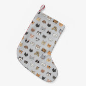 Dierenplezier: Katten Honden Doodle Mix Kleine Kerstsok (Voorkant (Hangend))