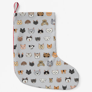 Dierenplezier: Katten Honden Doodle Mix Kleine Kerstsok