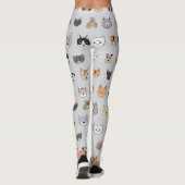 Dierenplezier: Katten Honden Doodle Mix Leggings (Achterkant)