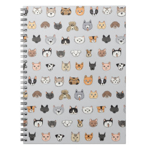 Dierenplezier: Katten Honden Doodle Mix Notitieboek