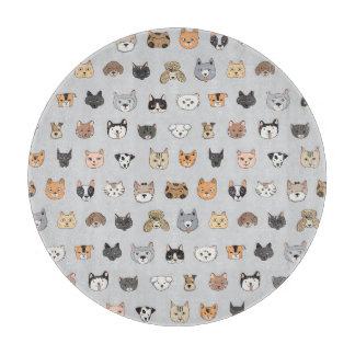 Dierenplezier: Katten Honden Doodle Mix Snijplank