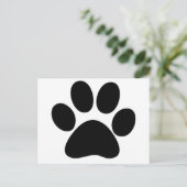 Dierenpoot Briefkaart (Staand voorkant)