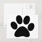 Dierenpoot Briefkaart (Voorkant / Achterkant)