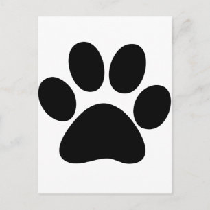 Dierenpoot Briefkaart