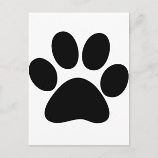 Dierenpoot Briefkaart