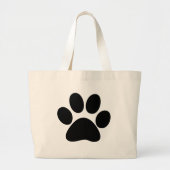 Dierenpoot Grote Tote Bag (Voorkant)