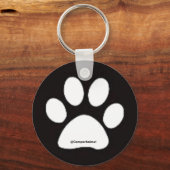 Dierenpootafdruk Sleutelhanger (Achterkant)