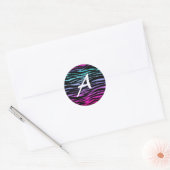 Dierenprint alfabet sticker (Envelop)