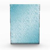 Dierenprint Blauw Glitter Glam Fotoblokken (Voorkant)