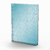 Dierenprint Blauw Glitter Glam Fotoblokken (Rechts)