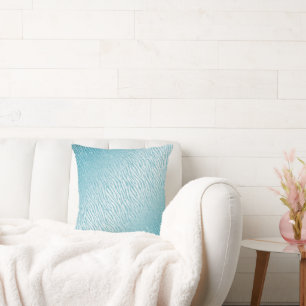 Dierenprint Blauw Glitter Glam Kussen