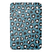 Dierenprint, Blauwe luipaard, Cheetah Spots, Harte Badmat (Voorkant Verticaal)