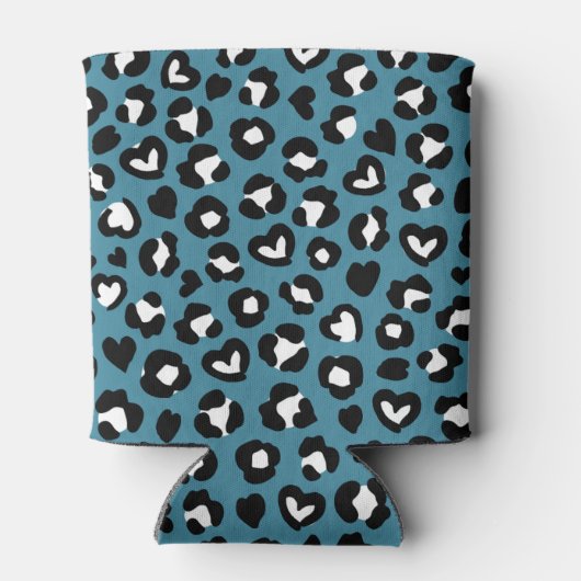 Dierenprint, Blauwe luipaard, Cheetah Spots, Harte Blikjeskoeler (Achterkant)