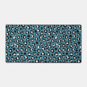 Dierenprint, Blauwe luipaard, Cheetah Spots, Harte Bureaumat (Voorkant)