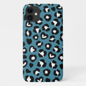 Dierenprint, Blauwe luipaard, Cheetah Spots, Harte Case-Mate iPhone Case (Achterkant)