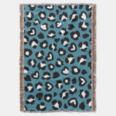 Dierenprint, Blauwe luipaard, Cheetah Spots, Harte Deken (Voorkant Verticaal)